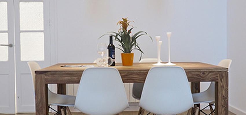 Comedor, Sala de la TV, Salon Estilo contemporaneo Color marron, ocre, blanco  diseñado por Trazo interiorismo | Interiorista 