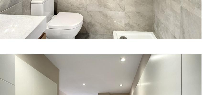 Baño Estilo moderno Color marron, marron, blanco  diseñado por Jose Antonio Martin gomez | Reformista, constructor 