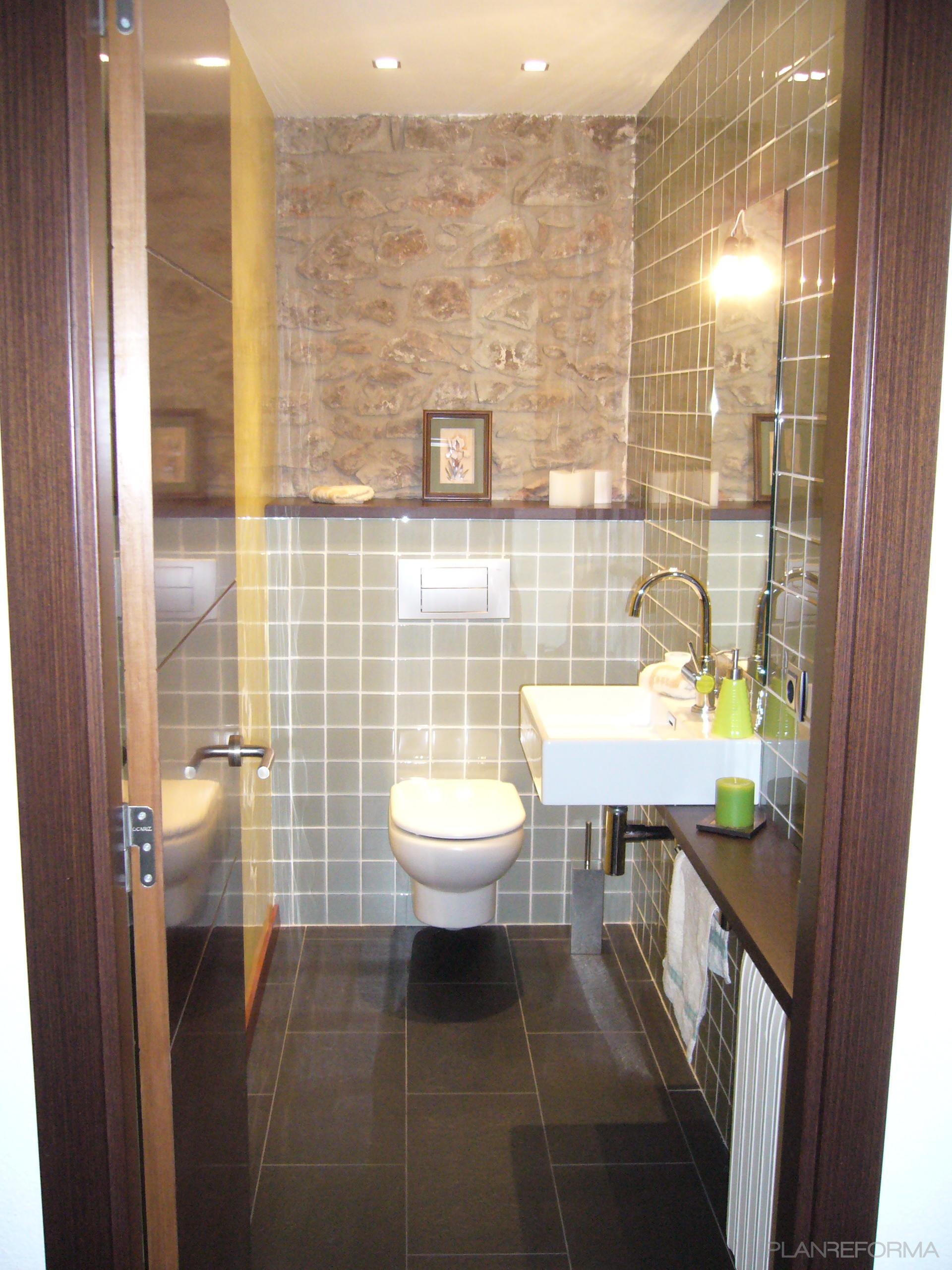 Baño Estilo rustico Color marron, gris  diseñado por Arquiespacio DyE | Interiorista 