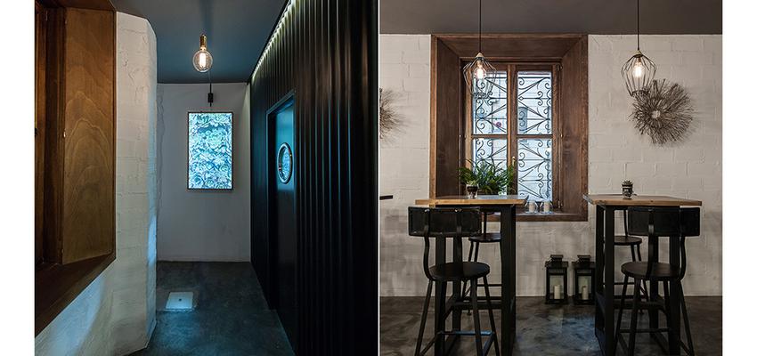 Restaurante Estilo vintage Color negro  diseñado por caravaninteriors | Arquitecto | Copyright DAVID MONTERO