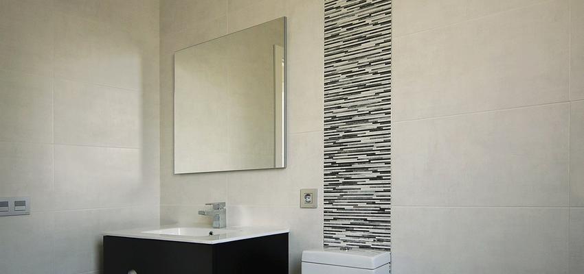 Baño style contemporaneo color blanco, gris, negro  diseñado por joanPMP | Arquitecto 