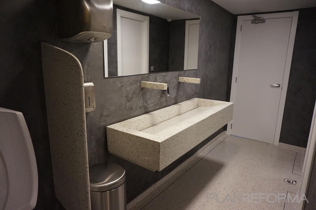 Lavadero Estilo contemporaneo Color gris