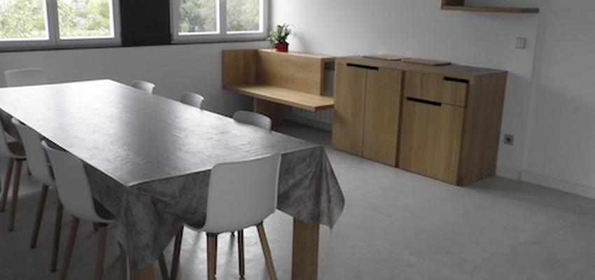 Comedor Estilo contemporaneo Color gris  diseñado por PAVITEC 2000 | Gremio | Copyright PAVITEC 2000