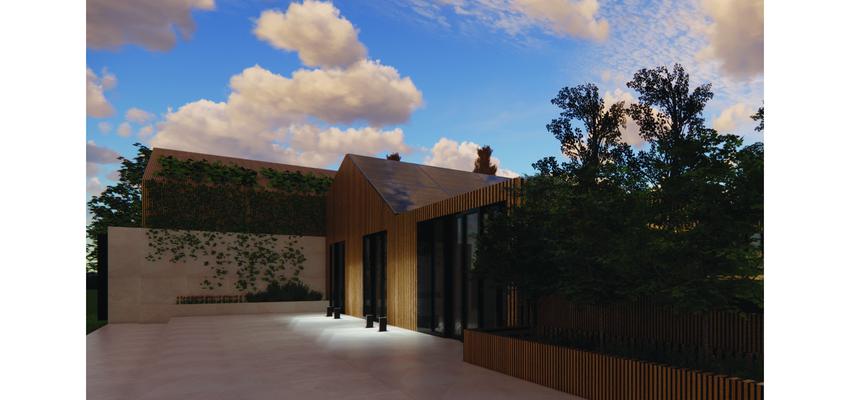 Exterior Estilo rustico Color rosa, plateado, bronce  diseñado por Flavia Andolfi | Interiorista | Copyright soy el proprietario