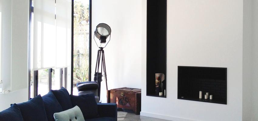 Comedor, Salon Estilo contemporaneo Color blanco, gris, negro  diseñado por 08023 Architects | Arquitecto 