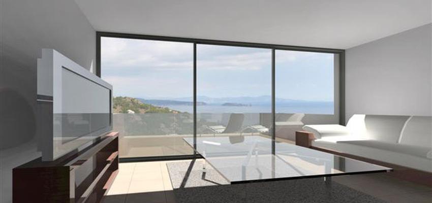 Comedor, Terraza, Salon style contemporaneo color marron, blanco, gris  diseñado por 08023 Architects | Arquitecto 