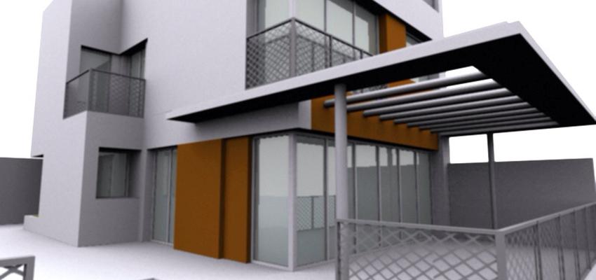 Exterior style moderno color marron, gris  diseñado por NC Arquitectura | Arquitecto 