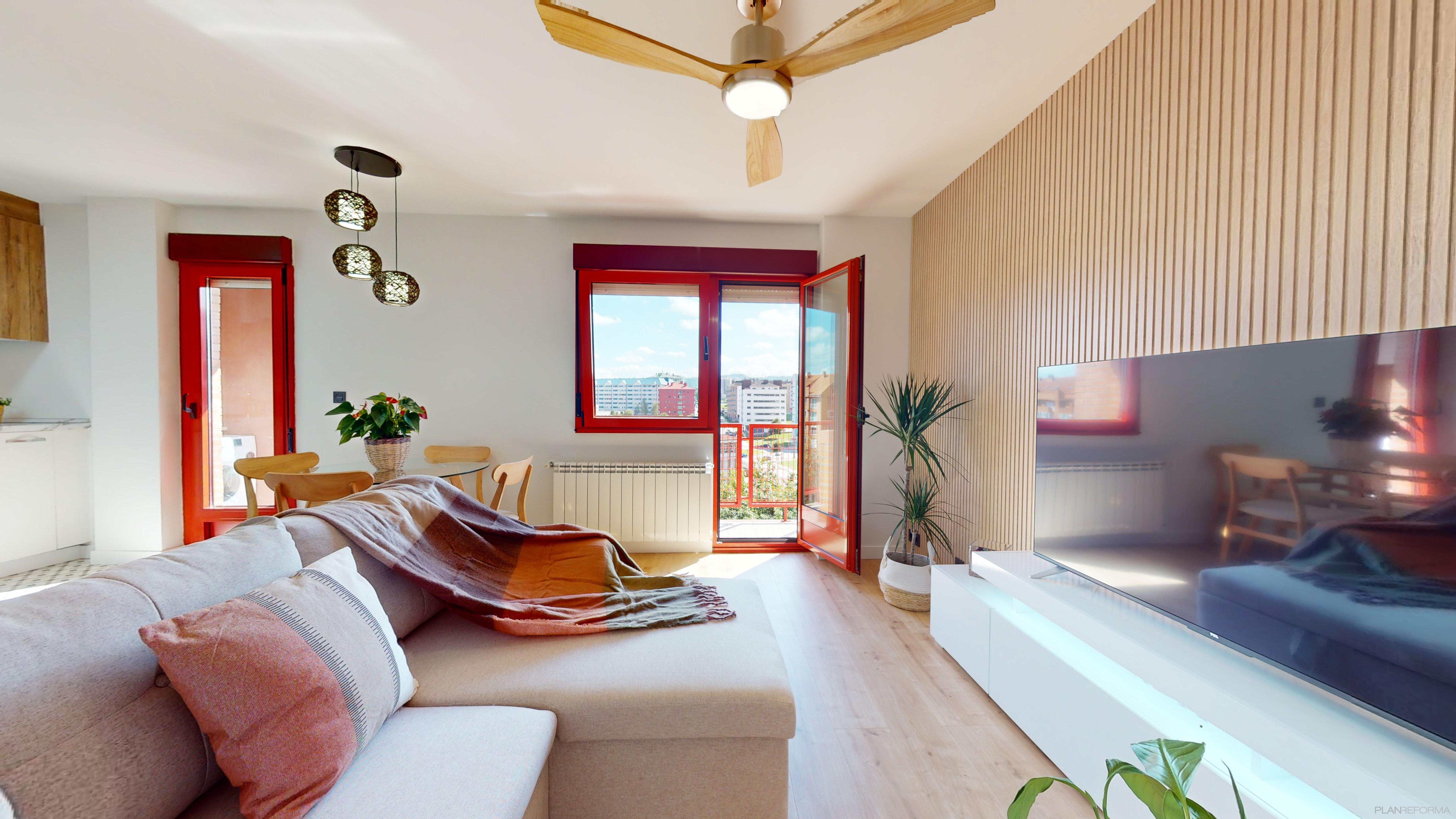 Comedor, Salon Estilo moderno Color rojo, beige, blanco  diseñado por AGR GROUP | Reformista, constructor 