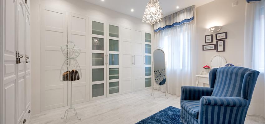 Dormitorio, Vestidor Estilo contemporaneo Color azul oscuro, blanco  diseñado por AIMA Estudio - Ana L. Padilla | Arquitecto | Copyright Aima Estudio