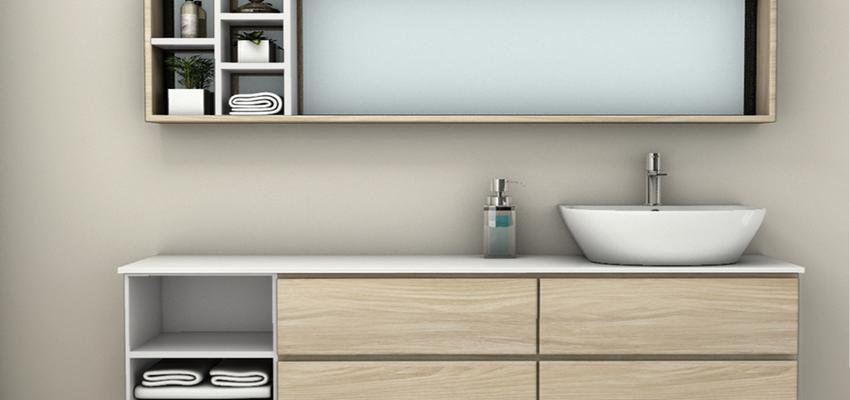 Baño, Loft, SPA Estilo moderno Color beige, marron, blanco  diseñado por Laura Muñoz Sánchez | Interiorista 