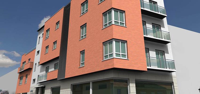 Balcon, Exterior style contemporaneo color rojo, gris  diseñado por ARQUI-U  SLP | Arquitecto 