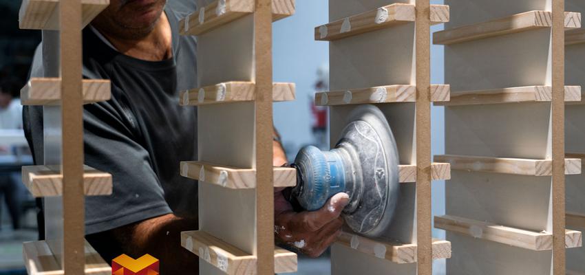 Restaurante, Cafeteria, Bar Estilo moderno Color beige  diseñado por Muebles Las Palmas Gran Canaria | Gremio | Copyright Muebles Las Palmas