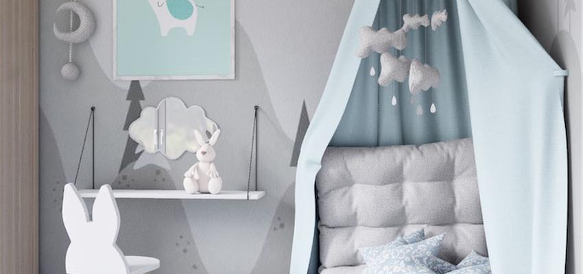 Dormitorio Estilo moderno Color turquesa, azul cielo, gris  diseñado por PROYECTOS CIVILES CANARIOS SL | Gremio | Copyright Olga Henao Cardenas