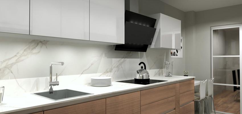 Cocina Estilo moderno Color beige, marron, blanco  diseñado por Enzzostudio | Gremio 