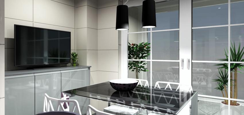Comedor, Cocina Estilo moderno Color blanco, negro  diseñado por Enzzostudio | Gremio 