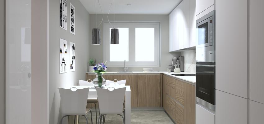 Comedor, Cocina Estilo moderno Color marron, marron, blanco  diseñado por Enzzostudio | Gremio 