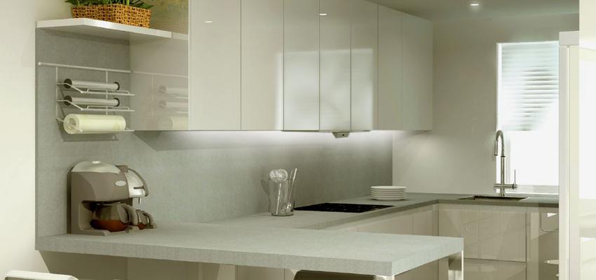 Cocina Estilo moderno Color plateado  diseñado por Enzzostudio | Gremio | Copyright Proyecto propio de Enzzostudio