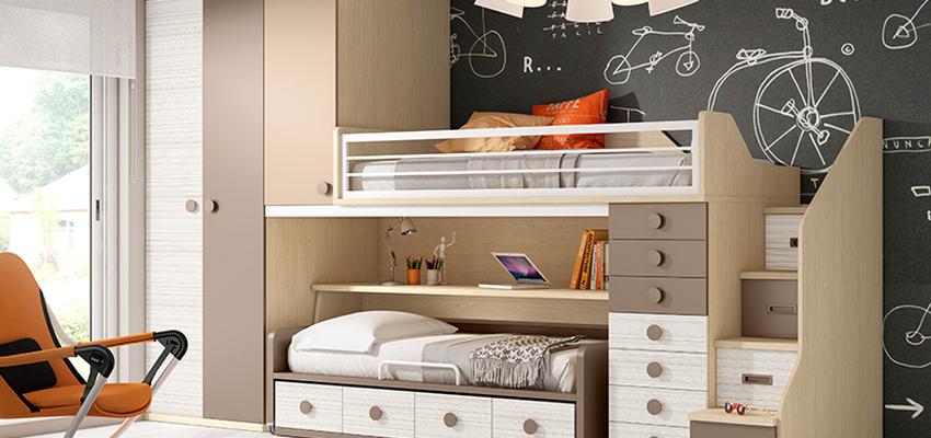 Dormitorio Estilo moderno Color marron, blanco  diseñado por E.Salcedo | Decorador | Copyright ESTER SALCEDO