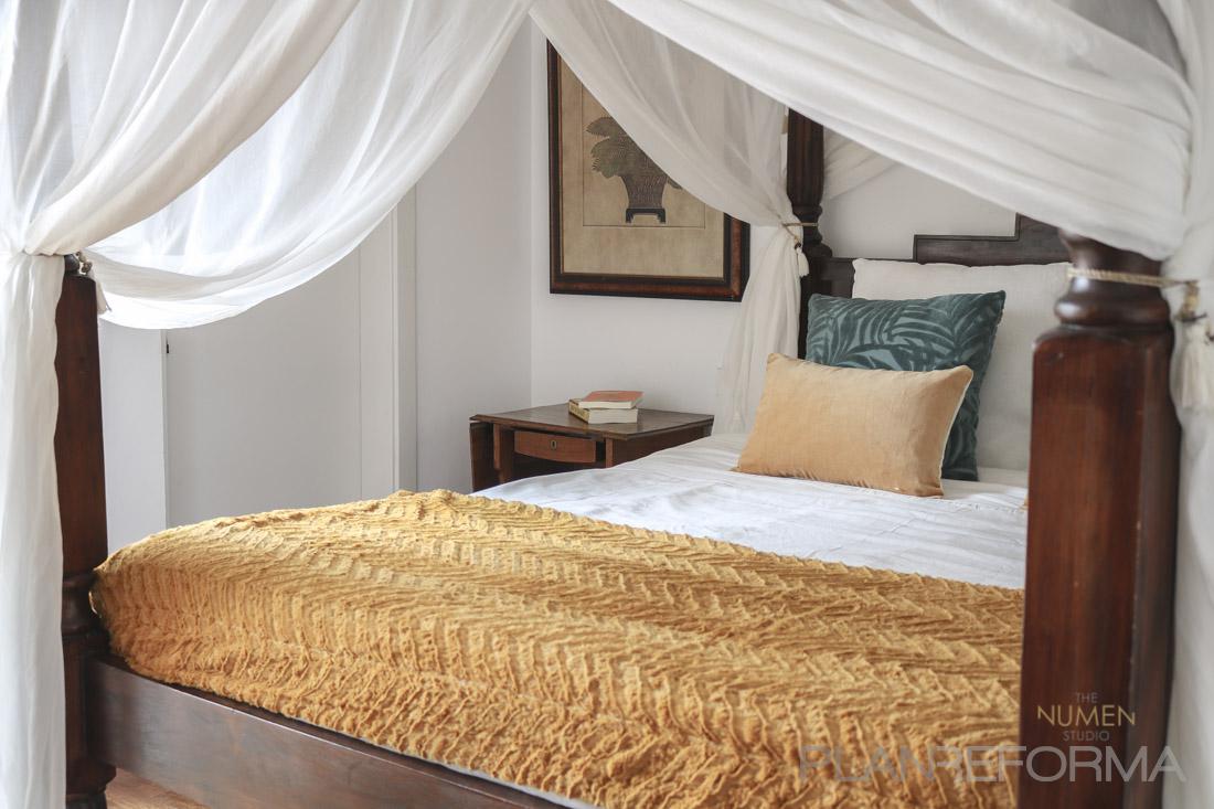 Dormitorio Estilo clasico Color amarillo, verde, blanco