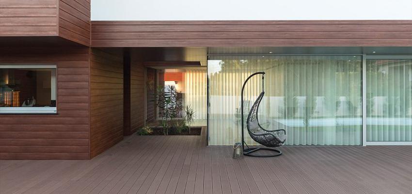 Terraza, Patio, Exterior Estilo moderno Color gris, negro, bronce  diseñado por Víctor | Gremio 