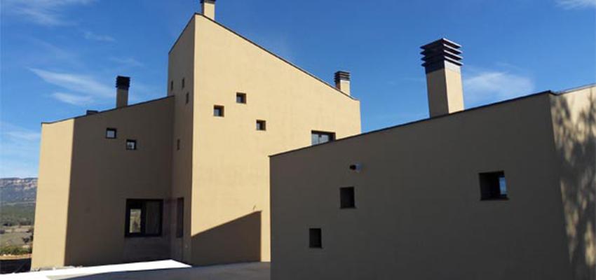 Exterior Estilo moderno Color beige, negro  diseñado por Dosgeuvearquitectura s.l.p. | Arquitecto 