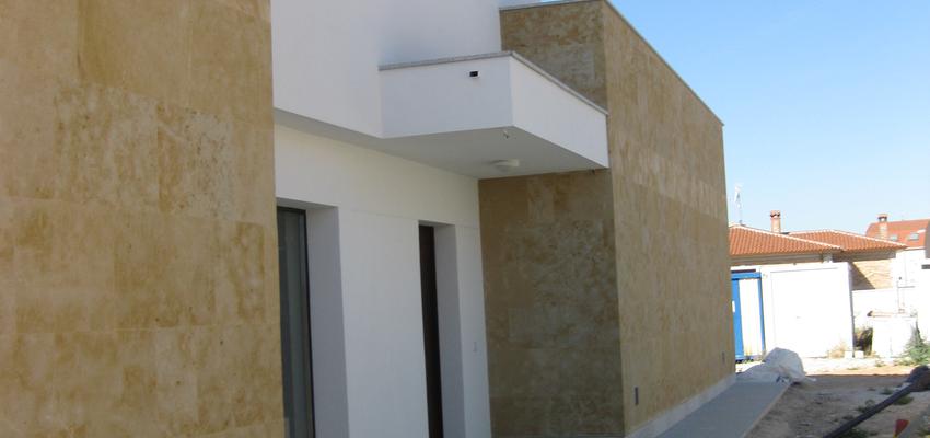 Exterior Estilo moderno Color amarillo  diseñado por ANGEL PEREZ ALONSO | Arquitecto Técnico | Copyright LA IMAGEN ES MIA