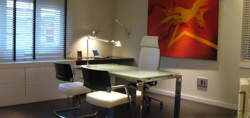 Estudio style contemporaneo color blanco  diseñado por bystendhal | Interiorista 