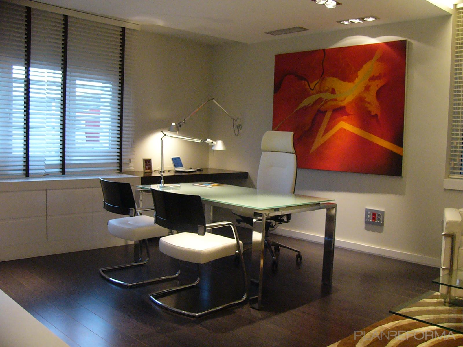 Estudio style contemporaneo color blanco  diseñado por bystendhal | Interiorista 