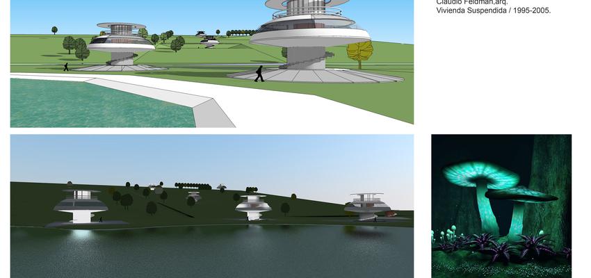 Exterior style vanguardista color azul cielo, azul, azul oscuro  diseñado por Claudio | Arquitecto 