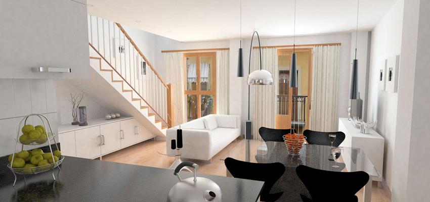 Comedor, Cocina style contemporaneo color marron, blanco, negro  diseñado por Mikel Maritxalar Berrueta | Decorador 
