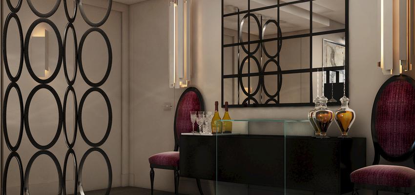 Recibidor Estilo contemporaneo Color beige, negro  diseñado por RAQUEL CHAMORRO | Interiorista | Copyright RCH