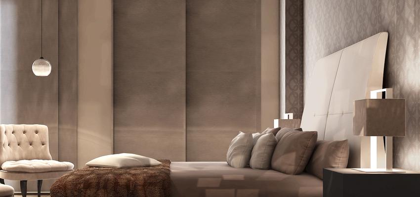 Dormitorio Estilo contemporaneo Color marron, beige, marron  diseñado por RAQUEL CHAMORRO | Interiorista | Copyright RCH