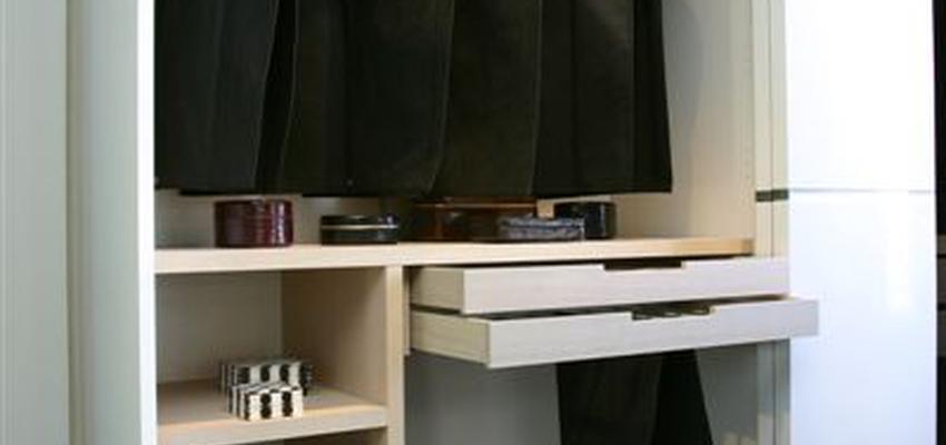 Vestidor Estilo contemporaneo Color blanco, negro  diseñado por RAQUEL CHAMORRO | Interiorista | Copyright RCH