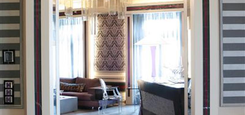 Salon, Oficina, Bar Estilo contemporaneo Color beige, gris, gris  diseñado por RAQUEL CHAMORRO | Interiorista | Copyright RCH