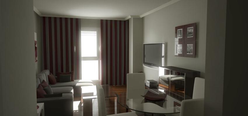 Salon Estilo contemporaneo Color marron, beige, gris  diseñado por RAQUEL CHAMORRO | Interiorista | Copyright RCH