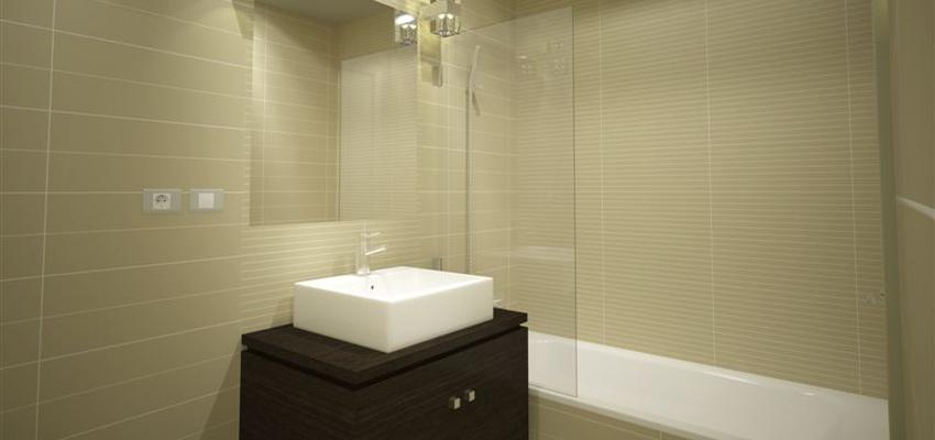 Baño Estilo contemporaneo Color marron, beige, gris  diseñado por RAQUEL CHAMORRO | Interiorista | Copyright RCH