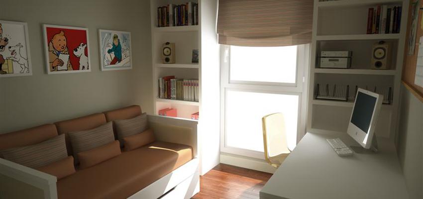 Oficina Estilo contemporaneo Color beige, gris  diseñado por RAQUEL CHAMORRO | Interiorista | Copyright RCH