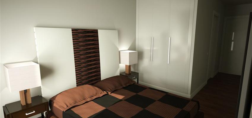 Dormitorio Estilo contemporaneo Color marron, beige, gris  diseñado por RAQUEL CHAMORRO | Interiorista | Copyright RCH