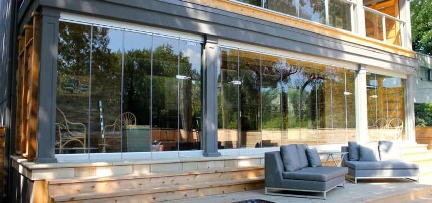 Exterior Estilo moderno Color naranja  diseñado por Elitglass | Interiorista | Copyright Soy el propietario