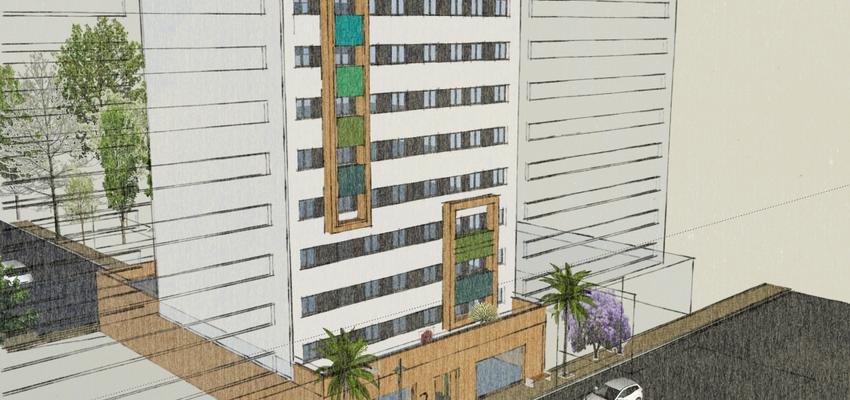 Exterior style contemporaneo color marron, gris  diseñado por arq-CONSULTING/GN-ARQUITECTOS | Arquitecto 