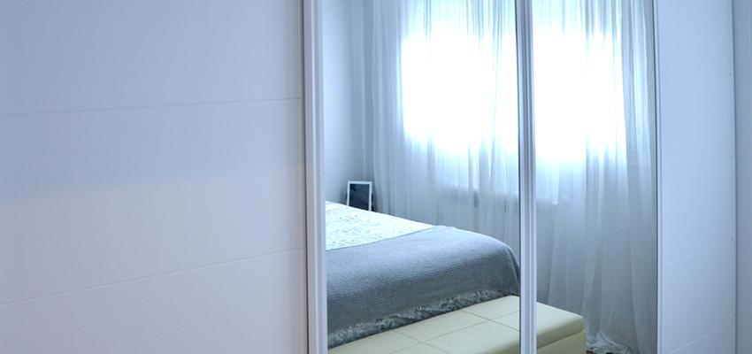 Dormitorio Estilo moderno Color azul cielo, gris  diseñado por Mirmen Arquitectura - Interiorismo - Reformas | Arquitecto 