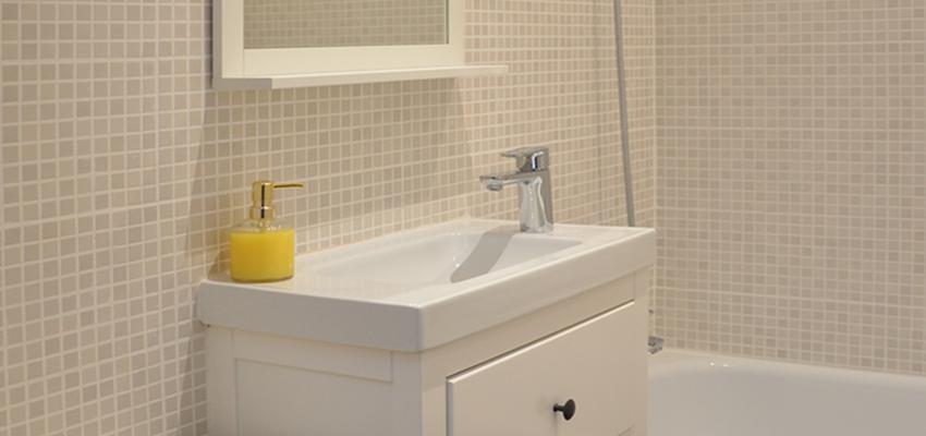 Baño Estilo contemporaneo Color marron, beige, blanco  diseñado por Mirmen Arquitectura - Interiorismo - Reformas | Arquitecto 