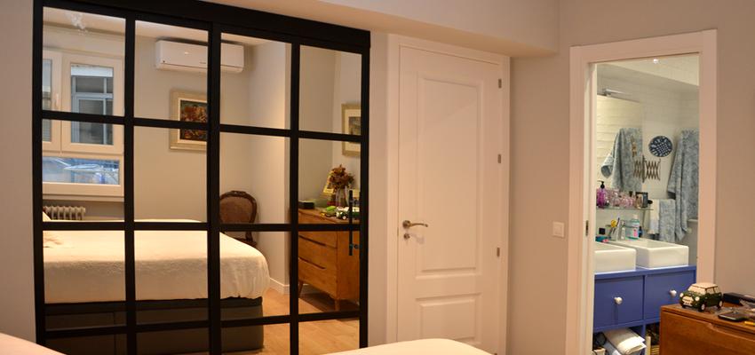 Dormitorio Estilo contemporaneo Color blanco, gris  diseñado por Mirmen Arquitectura - Interiorismo - Reformas | Arquitecto 