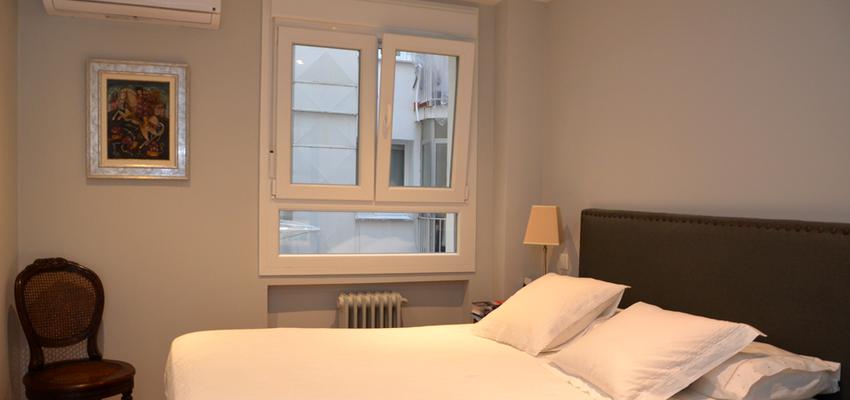 Dormitorio Estilo contemporaneo Color marron, blanco, gris  diseñado por Mirmen Arquitectura - Interiorismo - Reformas | Arquitecto 