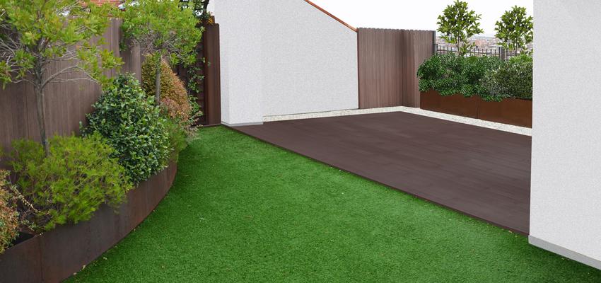 Terraza Estilo contemporaneo Color verde, beige, blanco  diseñado por Mirmen Arquitectura - Interiorismo - Reformas | Arquitecto | Copyright Propietario