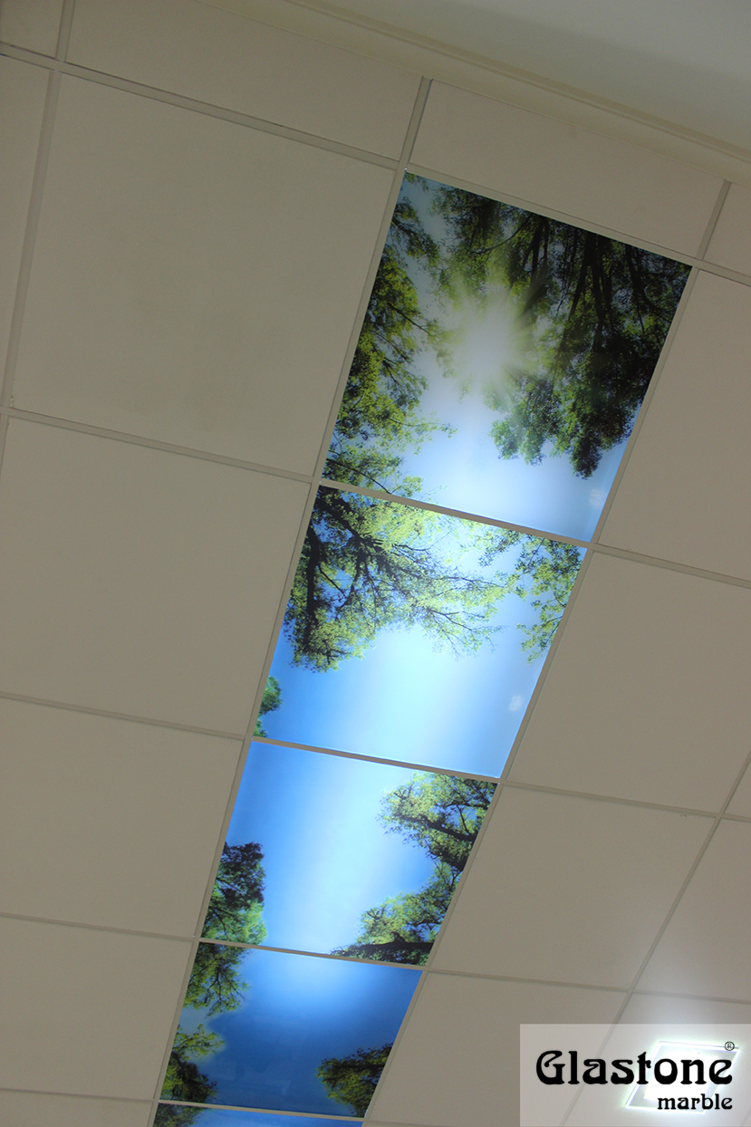 Oficina style tradicional color verde, azul, blanco  diseñado por Glastone Marble, S.L.U. | Marca colaboradora 
