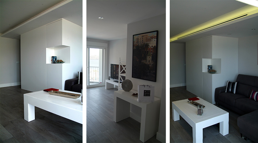 Comedor style contemporaneo color amarillo, marron, blanco, gris  diseñado por Espacio Más Abierto | Marca colaboradora | Copyright Propiedad de Espacio Más Abierto