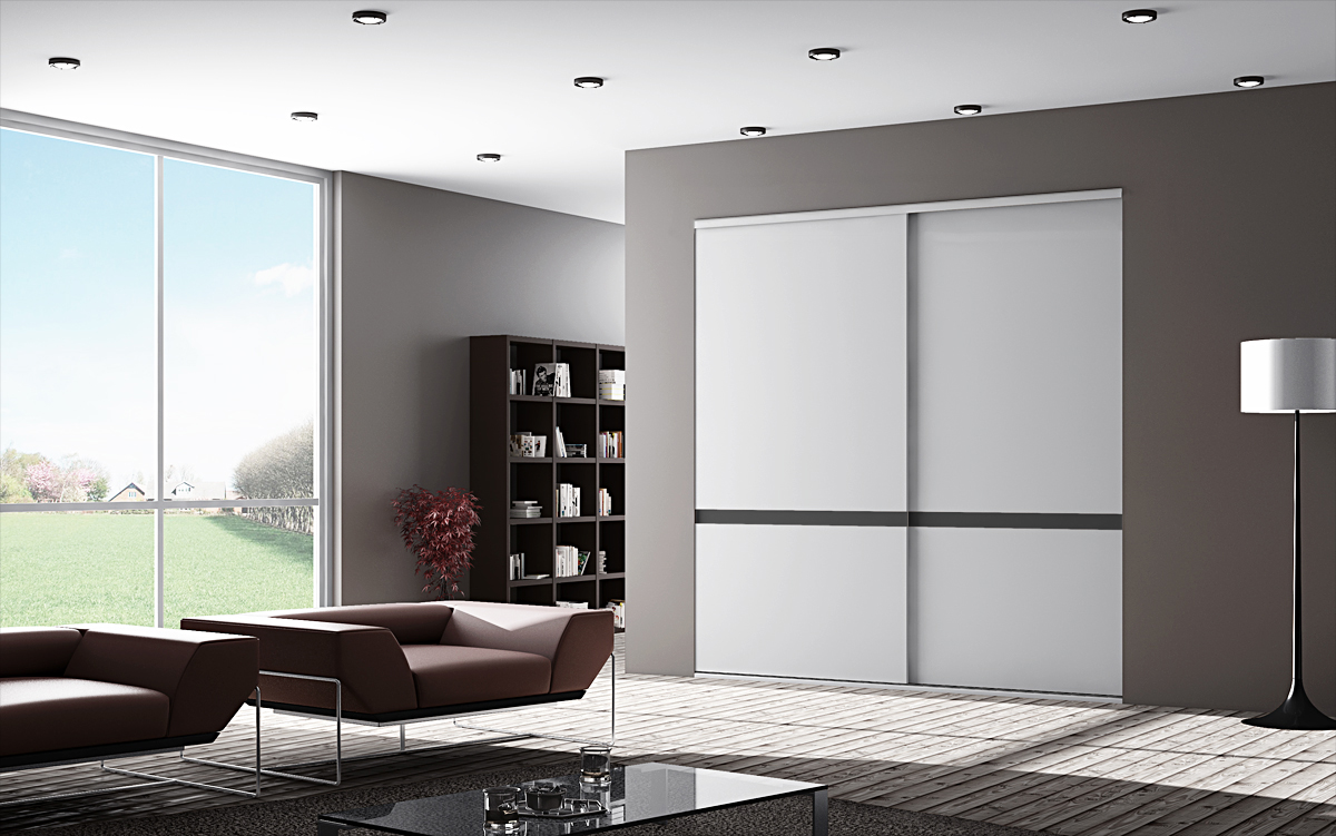 Sala de la TV style moderno color marron, blanco, negro  diseñado por The 3d cube | Marca colaboradora | Copyright realizada por the 3d cube ,para Interhouse