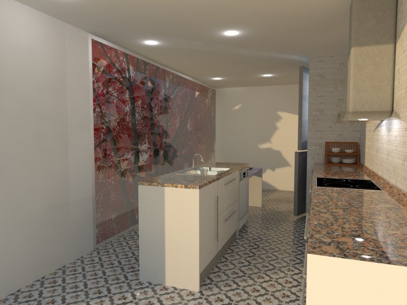 Cocina style moderno color beige, beige, marron, blanco  diseñado por Pau Pardo | Marca colaboradora 