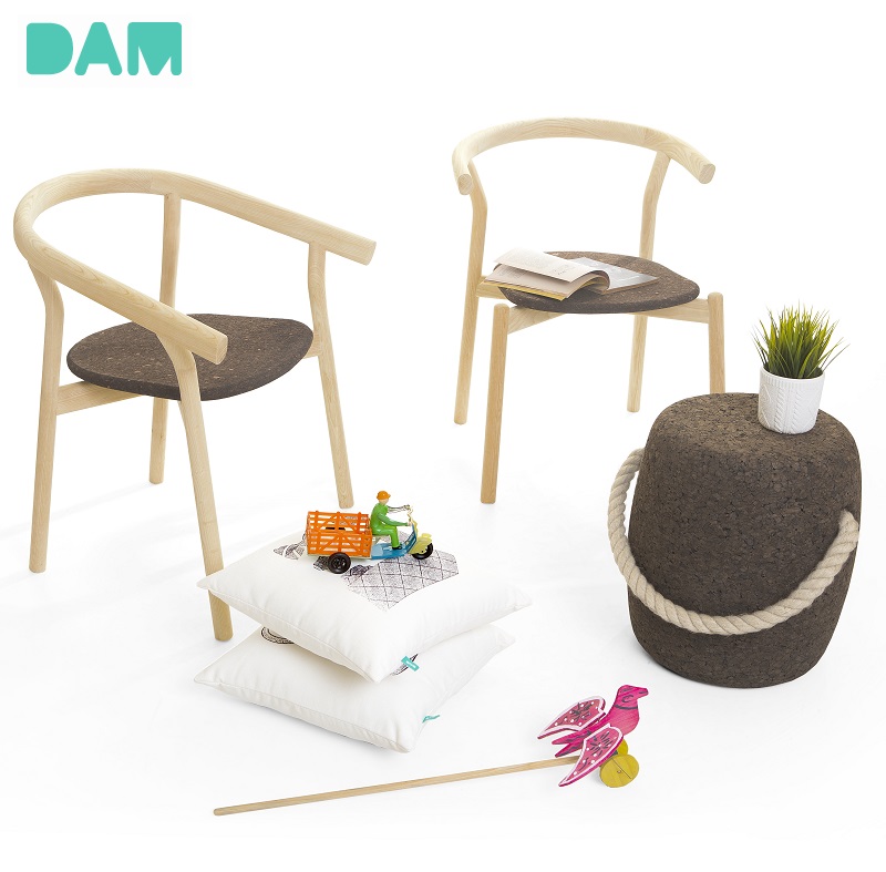 Estudio style contemporaneo color marron, marron  diseñado por Uwish-Furniture | Marca colaboradora | Copyright Foto de DAM Furniture (www.dam.pt)